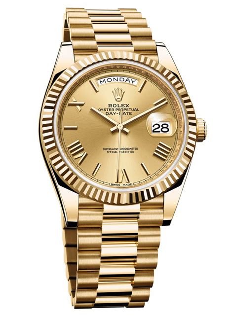 rolex day date yellow gold